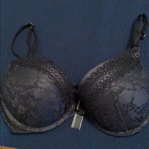 Victoria’s Secret Black Lace Push-up Bra